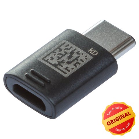 Adaptador Samsung, USB tipo C, micro USB tipo B, negro, #GH96 12330A