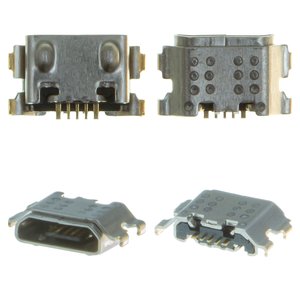 Conector de carga puede usarse con Xiaomi Poco C55, Redmi 10A, Redmi 11A, Redmi 12, Redmi 12C, Redmi 9A, Redmi A1, Redmi A2, 5 pin, micro USB tipo B