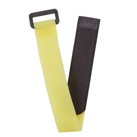 Cinta de velcro para cable, amarillo, 20 mm, 30 cm, cinta velcro
