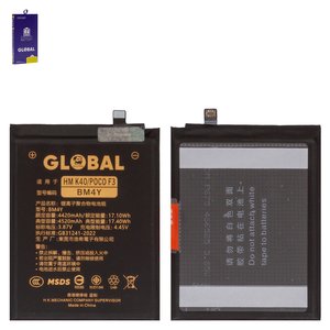 Batería Mechanic BM4Y puede usarse con Xiaomi Mi 11i, Mi 11x Pro, Poco F3, Redmi K40, Redmi K40 Pro, Li Polymer, 3.87 V, 4420 mAh