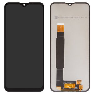 Pantalla LCD puede usarse con Wiko Power U10, Power U20, Power U30, negro, sin marco, High Copy