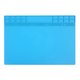 Alfombrilla aislante RELIFE RL-004A, resistente al calor, antiestático, 355 mm, 250 mm, con secciones