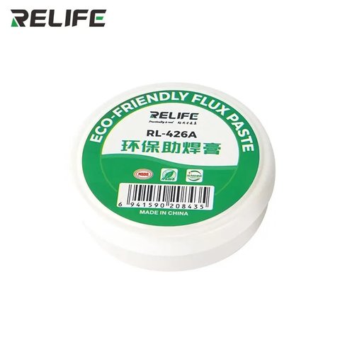 Fundente en pasta RELIFE RL 426A, respetuosa del medio ambiente, 30 g