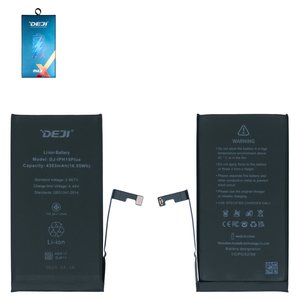 Batería Deji puede usarse con Apple iPhone 15 Plus, Li ion, 3.867 V, 4383 mAh, original IC