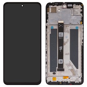 Pantalla LCD puede usarse con ZTE Nubia Neo 2 5G Z2352N , negro, con marco, Original PRC , TXDI670EBEPX 19