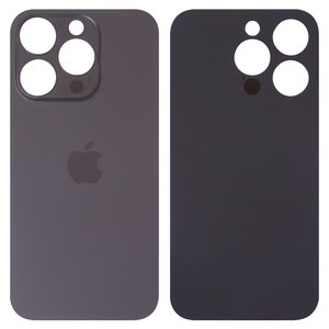 Panel trasero de carcasa puede usarse con iPhone 14 Pro, negra, no es necesario desmontar la cámara, Original PRC , big hole