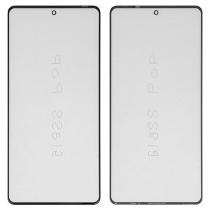 Vidrio de carcasa G+OCA PRO puede usarse con Tecno Camon 20, Camon 20 Premier, Camon 20 Pro, Camon 20 Pro 5G; Infinix GT 10 Pro X6739 , Note 30 Pro X678B , Note 30 VIP X6710 , con película OCA, negro