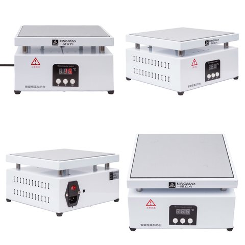 Plataforma de precalentamiento Kingmax HOTB 20, para reparar placas base, 20*20cm, 40 400°С, 800W