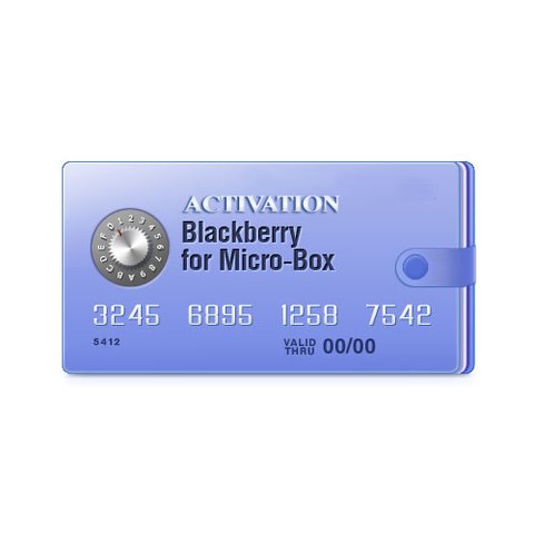 Micro Box активация для декодирования BlackBerry