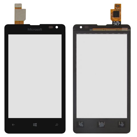 Сенсорный экран для Microsoft Nokia  435 Lumia, 532 Lumia, черный