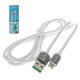 USB кабель KingYou KL-08, USB тип-A, 100 см, 3,1 А, oppo