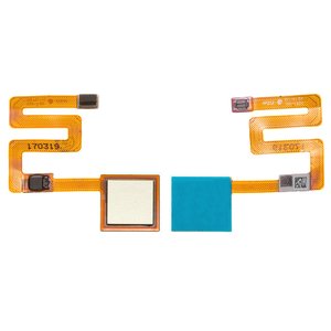 Шлейф для Xiaomi Redmi Note 4, для сканера відбитка пальця Touch ID , золотистий