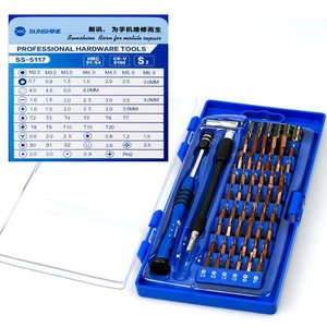 Набор инструментов для разборки мобильных устройств Sunshine SS 5117, 58 in 1