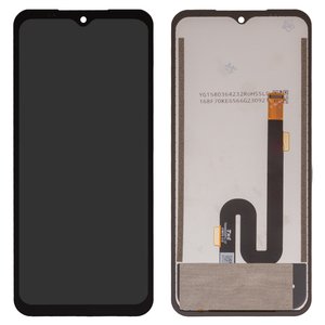 Дисплей для Ulefone Armor 21, черный, без рамки, Оригинал переклеено стекло 