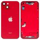 Корпус для iPhone 14, червоний, з тримачем SIM-карти, з боковими кнопками, Original (PRC), red