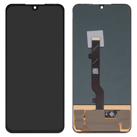 Дисплей для Infinix Note 11, Note 12, чорний, без рамки, Оригінал переклеєне скло , X663 X663B X663C X663D