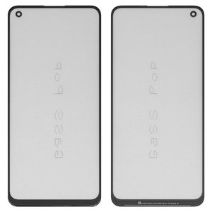 Скло корпуса G+OCA PRO для Realme 8, 8 Pro, з ОСА плівкою, чорне