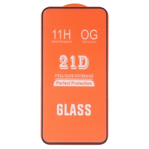 Защитное стекло для Samsung A356 Galaxy A35 5G, A556 Galaxy A55, M356 Galaxy M35, совместимо с чехлом, Full Glue, без упаковки , черный