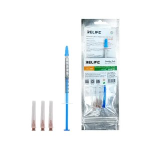 Струмопровідний лак RELIFE HW31, 0,5 мл, silver conductive paint