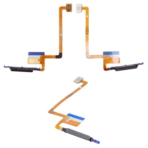 Шлейф для Xiaomi Poco C71, Redmi A5 4G, для сканера відбитка пальця Touch ID , midnight black