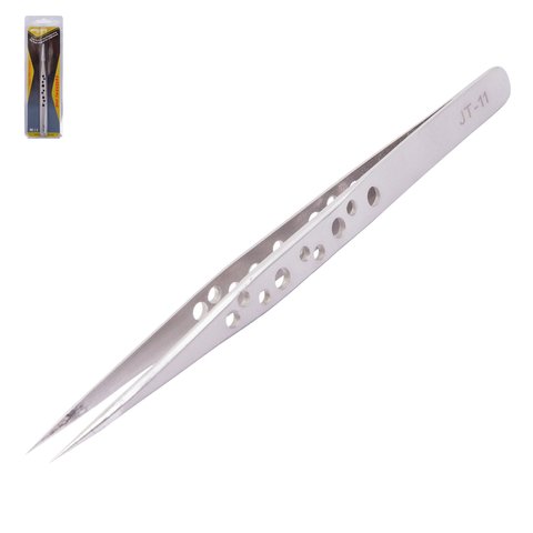 Пінцет монтажний Kingmax JT 11, прямий, 140 мм