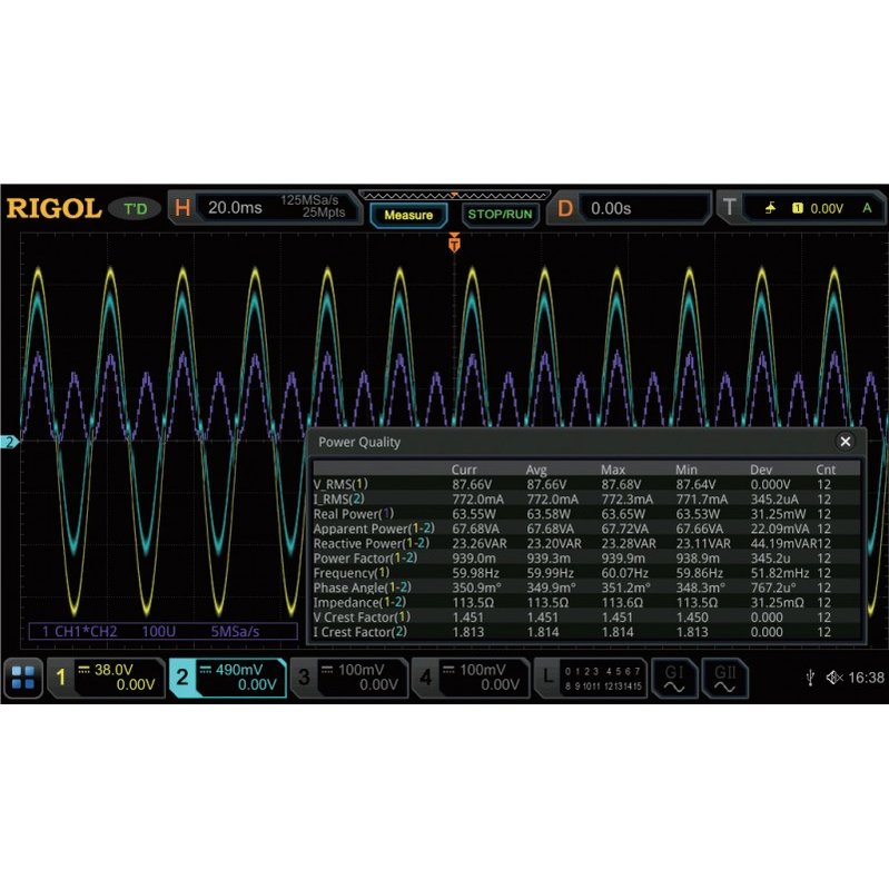 Power Analysis Option RIGOL DS7000-PWR Picture 1